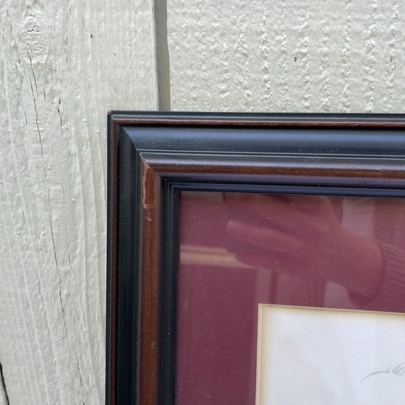 Charles Overly  “The Old Worth Church” Framed Print - Picture 6 of 9